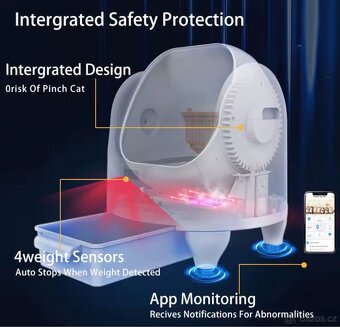 Otevřený automatický kočičí záchod - 5
