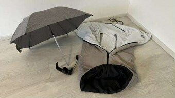 Kombinovaný kočárek tmavě modrý - 5