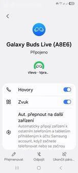 Bluetooth sluchátka Samsung Galaxy Buds Live - 5