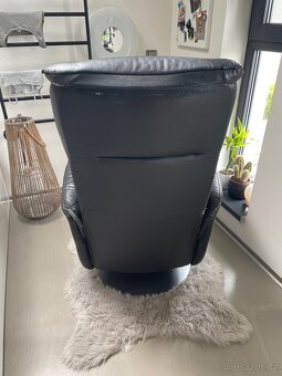 Černé polohovací křeslo IKEA - 5