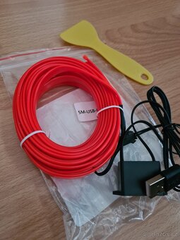 Led pásky USB do auta 5m možnost zastřihnout - 5