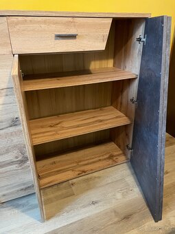 Designový moderní set - Skříň + Komoda - 5