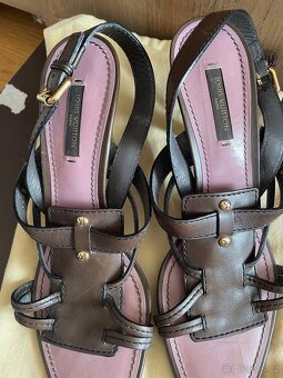 Dámské sandály na podpatku Louis Vuitton - 5