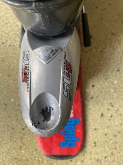 Dětské lyže + lyžáky - 5