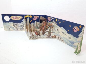 Retro velký vánoční betlém 3D - ČSSR - 5