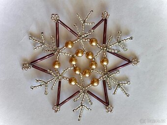 Vánoční ozdoby z korálků - 5