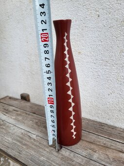Retro glazovaná váza 60.léta - 5