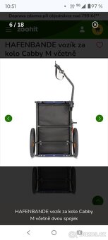 Vozík za kolo pro psa - 5