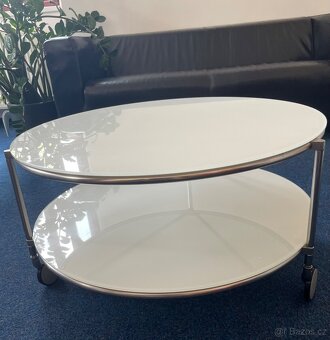 Konferenční stůl IKEA kulatý 75 zánovní - 5