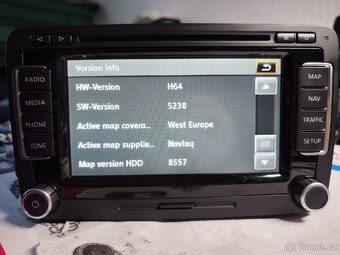 VW RNS510 1T0035680H LED aktualizované - 5