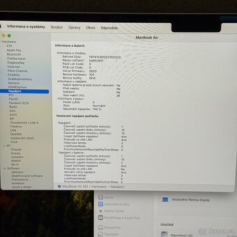 NOVÝ APPLE MACBOOK AIR 13.6” M3/512GB/16GB/BATERIE 100% - 5