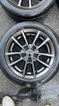 Prodám alu kola Borbet 15” s pneu Barum Bravuris - 5