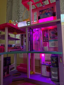 BARBIE VELKÝ DREAMHOUSE DELUXE dům vila s výtahem, bazén - 5