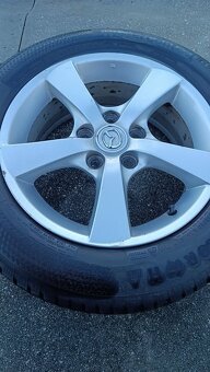Sada Alu kol Mazda 6,5Jx16 , ET52,5 + pneu - 5