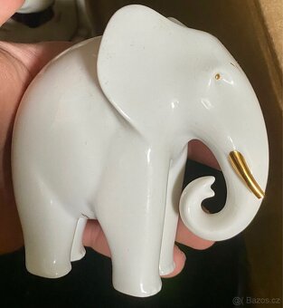 Starožitný porcelán, sochy, vázy, sklo, světla - 5
