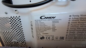 Prodám mikrovlnku CANDY CMXW22DS ve výborném stavu - 5
