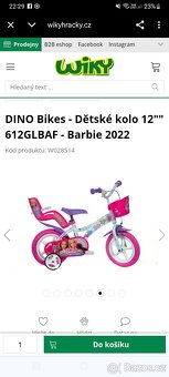 dětské kolo - barbie - 5
