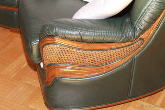 kožena sedaci souprava + 2 kresla - 5