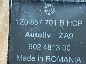 ŠKODA OCTAVIA 2 1Z 04-09 airbag volant + spol. + pás PP+LP - 5