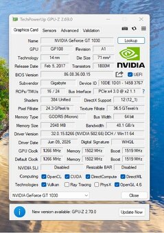 GIGABYTE Geforce GT 1030 OC 2G - 5