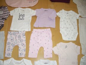 Komplet oblečení pro miminko holčičku v.50-56 TOP stav - 5