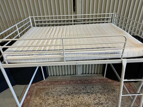 Patrová postel kovová 140x200 cm - 5