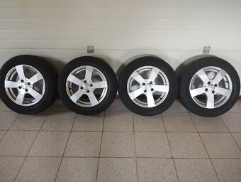 ALU 4x100 r15x6j ET 38, 195/60/15 zánovní letní Nexen - 5