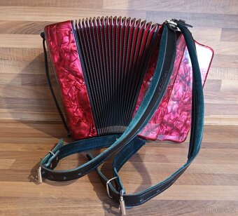 Heligonka (harmonika,akordeon) Weltmeister G-C-F - 5