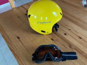 Přilba pro sjezdové lyžování velikost XS 48-53 cm vč. brýlí - 5