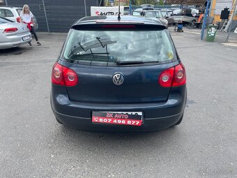 VOLKSWAGEN GOLF V 1.6 MPi LPG- PLYN 75KW 2007 - 5