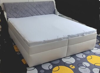 Manželská postel 2x2m s úložným prostorem - 5