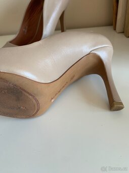 Lodičky v krémové barvě velikost 39 - 5