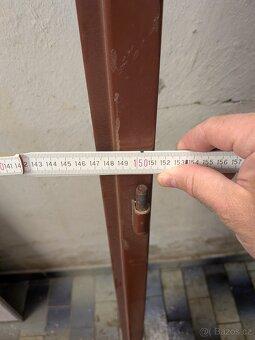 Prodám ocelová futra – dvoukřídlá zárubeň 1450/100 - 5