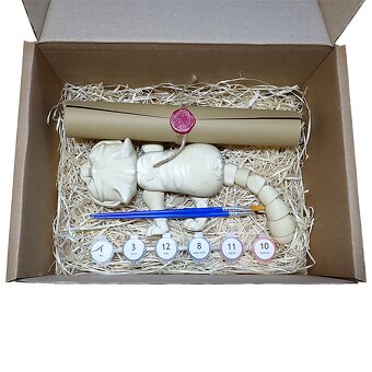 Kočka - Kreativní 3D omalovánka - 5