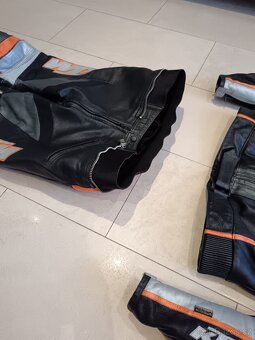 KTM Racing-Pánská kožená moto kombinéza, dvoudílná - 5