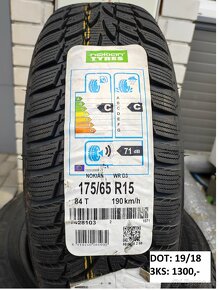 Prodám NOVÉ ALU/Pneumatiky, pouze starší DOT - 5
