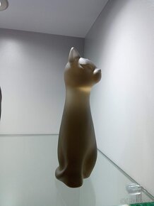 skleněné sošky koček 3 barvy viz fota 1 kus 1400kč - 5