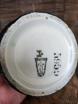 Ručně malovaná váza Kravsko – výška 31 cm - 5