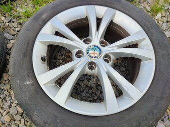 Alfa Romeo 205/55/16, 5x110 originál ALU kola - letní pneu - 5