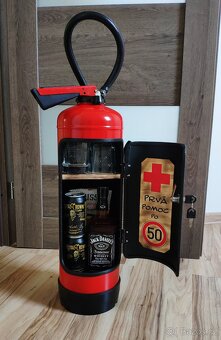 Kanister bar, minibar, kovová bandaska - 5