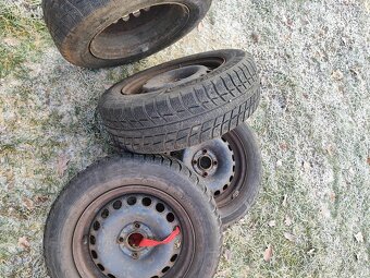 4x Disky + Zímní pneumatiky Michelin Alpin A3 185/65 R14 86T - 5