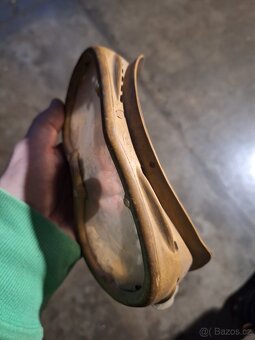 Retro přilba helma kokos+ brýle - 5