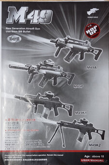 Airsoft Heckler&Koch G36c, Red Dot, tlumič - 5