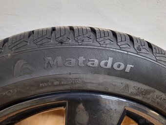 Alu kola R17 5x100 Škoda + zimní pneu 205/55/17 Matador - 5