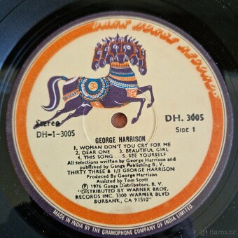LP vinyl, Harrison George: Thirty Three & 1/3 (India, 1976) - 5