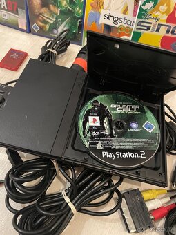 Herná konzola - PlayStation 2 Slim SCPH-77004 + 6 Hier - 5