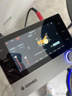 Prodám sestavu elektronických bicí Donner BackBeat top cena - 5