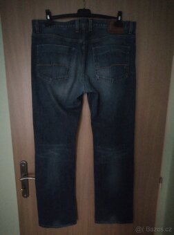 Džíny TOMMY HILFIGER 38/34,CALVIN KLEIN,kožený opasek - 5