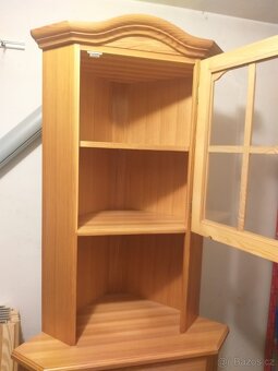 Příborník-rohová skříňka - 5