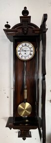 Velké hodiny houslovky okolo roku 1860 - prodloužený model. - 5